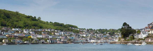 Dartmouth Devon Brit Történelmi Angol Város River Dart Panoráma — Stock Fotó