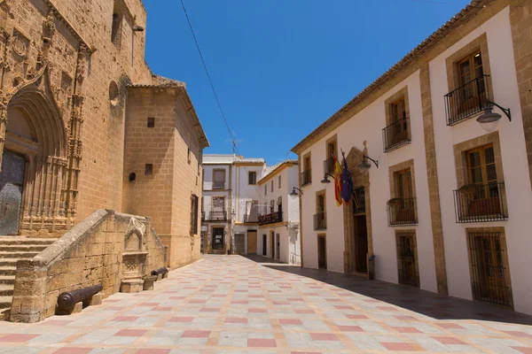 Xabia Spain View Historic Buildings Streets Old Town — Stock Photo, Image