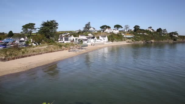 Praia Porto Abersoch Gwynedd País Gales Costa Sul Llyn Península — Vídeo de Stock