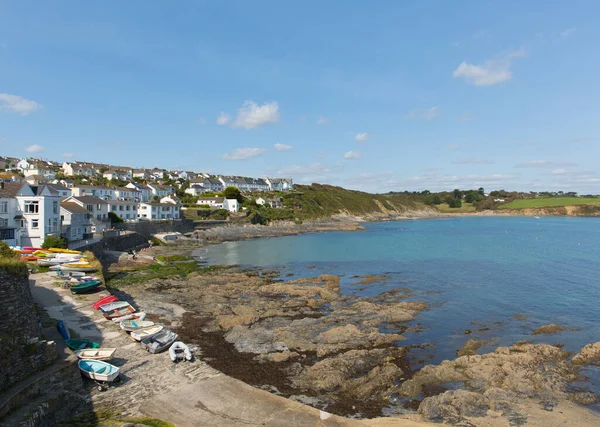 Portscatho Cornwall Krásný Roseland Peninsula Cornish Vesnické Pobřeží Anglie — Stock fotografie