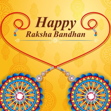 Hint festivali Raksha Bandhan için rakhi süsledim.