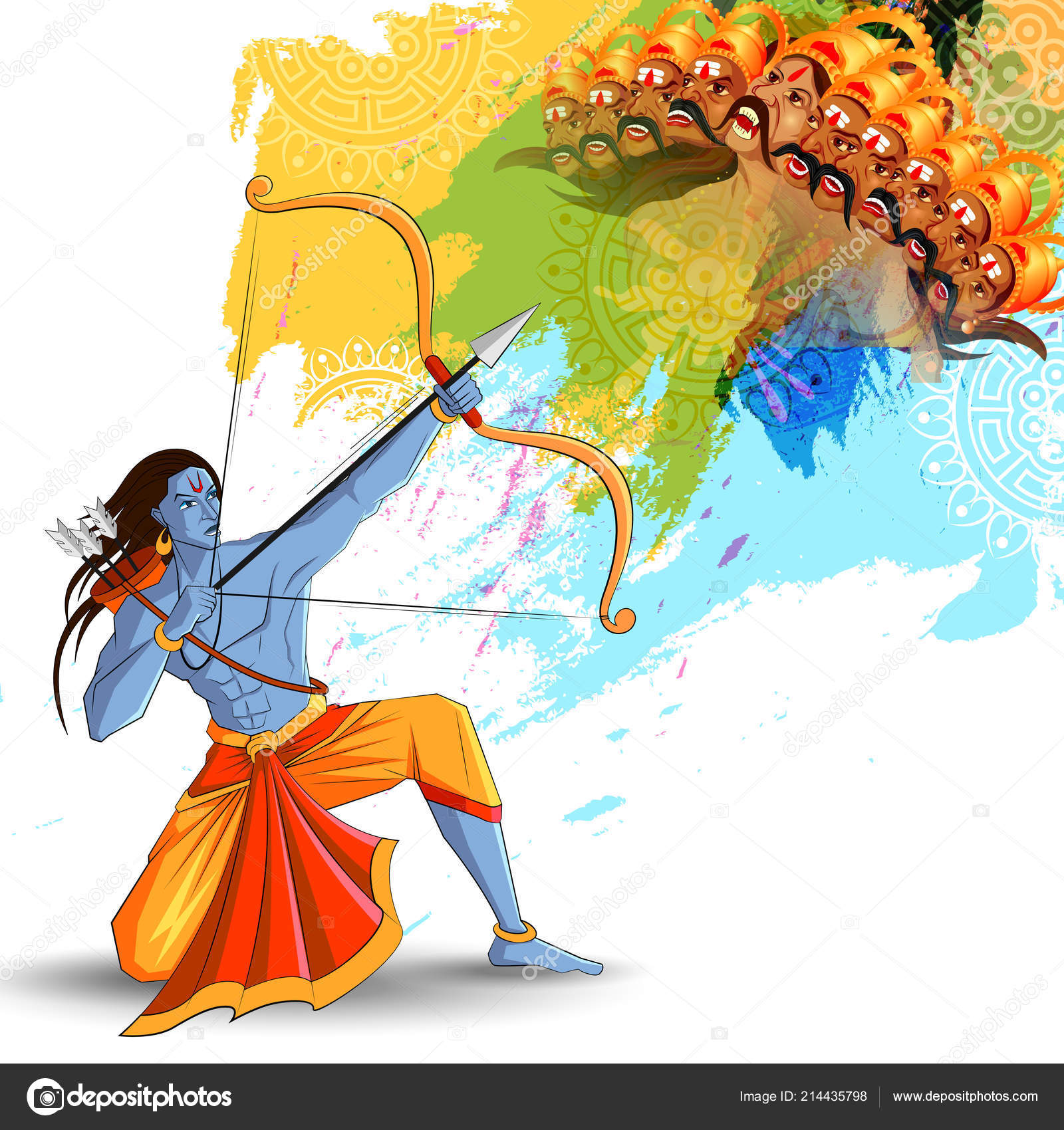 Ravan in ramayan Vector Art Stock Images | Depositphotos