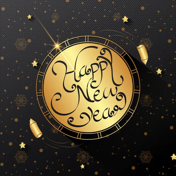 Seasons greetings achtergrond voor Happy New Year 2019 — Stockvector