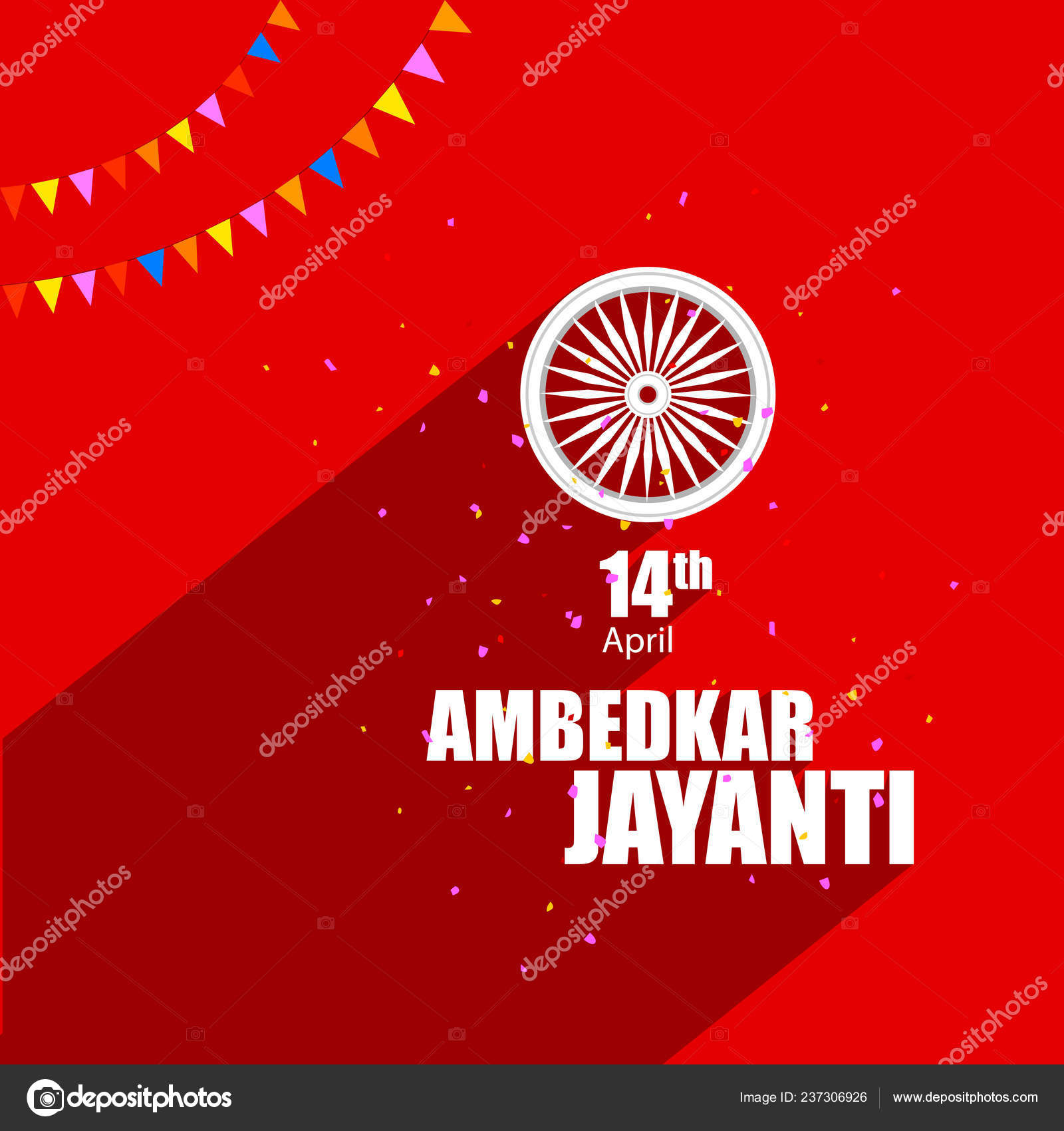 Indian leader Dr Bhimrao Ambedkar Jayanti background Stock Vector Image by  ©stockshoppe #237306926