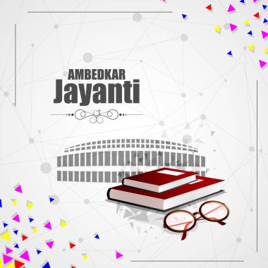 Indian leader Dr Bhimrao Ambedkar Jayanti background clipart