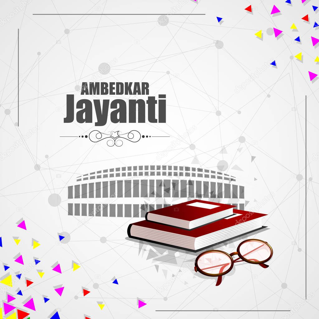 Indian leader Dr Bhimrao Ambedkar Jayanti background