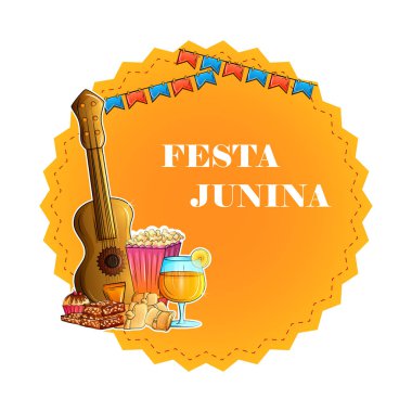 Brezilya geleneksel tatil için Festas Junina kutlama arka plan
