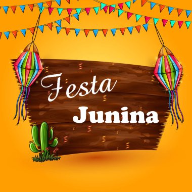Brezilya geleneksel tatil için Festas Junina kutlama arka plan
