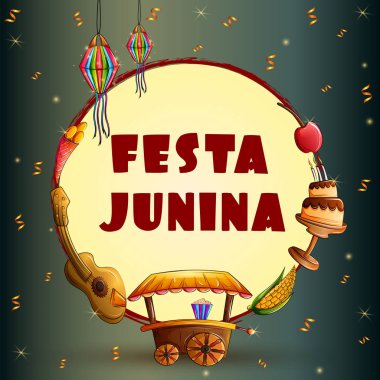 Brezilya geleneksel tatil için Festas Junina kutlama arka plan
