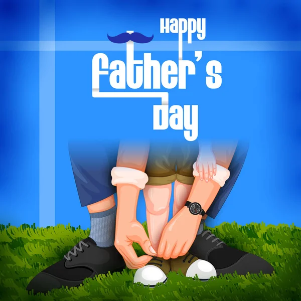 Happy Fathers Day holiday celebration greetings background