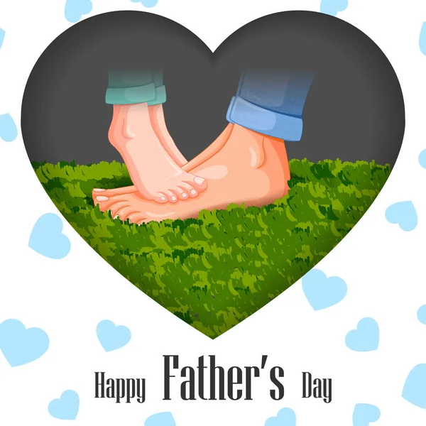 Happy Fathers Day holiday celebration greetings background