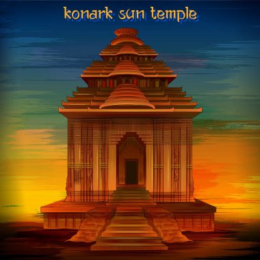Puri tarihi anıt Konark Güneş Tapınağı, Odisha, Hindistan