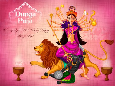 Hindistan bayramı Dussehra 'nın Durga Puja festivali geçmişi kutlu olsun.