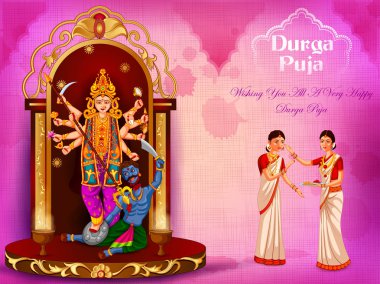 Hindistan bayramı Dussehra 'nın Durga Puja festivali geçmişi kutlu olsun.