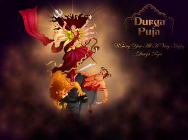 Hindistan bayramı Dussehra 'nın Durga Puja festivali geçmişi kutlu olsun.