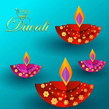 Hindistan 'ın bayram kutlamaları için Mutlu Diwali bayramı madalyası