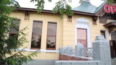 Tren İstasyonu şehir Orsk. Şehir Orsk, Orenburg bölgesi, Rusya qurğu bina