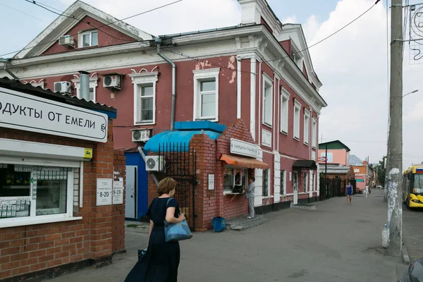 Barnaul Rusya Federasyonu 2018 Rus Sibirya Old Town Yazı Işleri — Stok fotoğraf