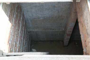 Yapılar eski kalıntıları. Yerleşim tarihi merkezi eski şehir harap evim.