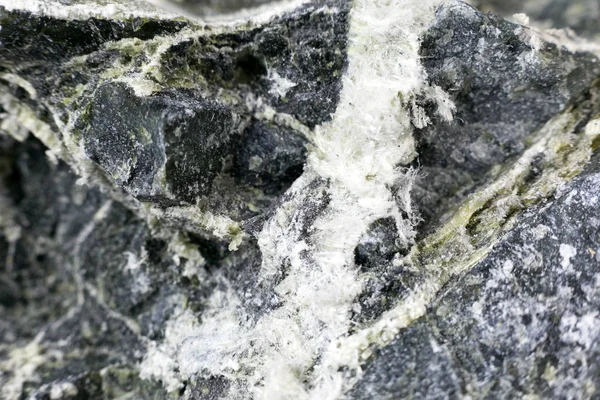 Mineral asbestos macro photography.