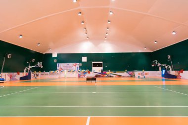 Şehir Yasny, Rusya Federasyonu, 15 Mart 2019: A spor ve fitness karmaşık Arena. yazı işleri.