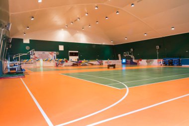 Şehir Yasny, Rusya Federasyonu, 15 Mart 2019: A spor ve fitness karmaşık Arena. yazı işleri.