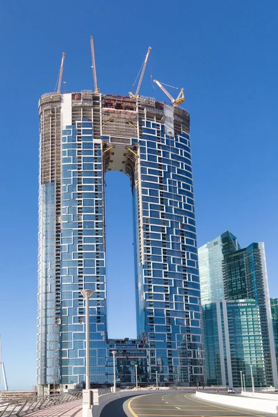Дубай Объединенные Арабские Эмираты 2020 Рабочие Стройке Editorial Construction Beautiful — стоковое фото