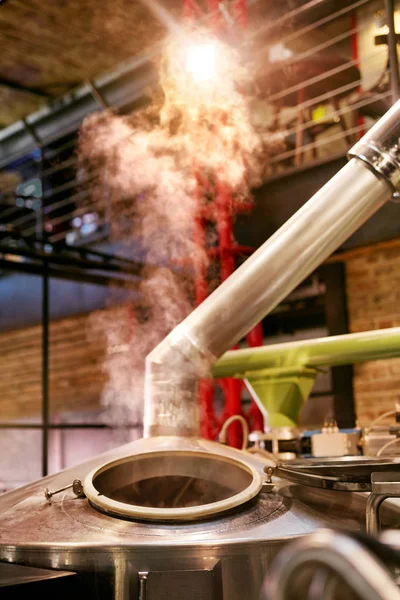 Beer Brewery With Modern Equipment