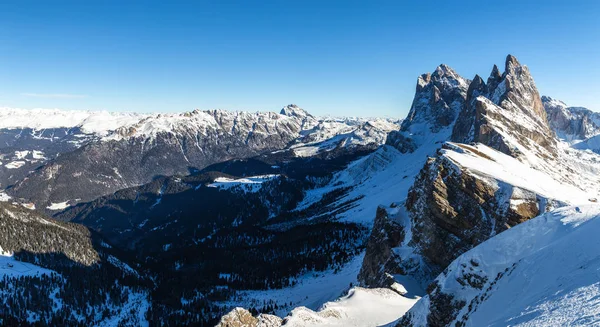 Sunny Alpy Hory Dolomity Itálie — Stock fotografie