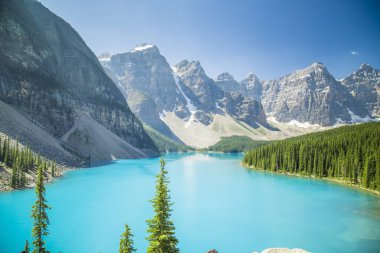 Mount Robson Berg Lake, Amerika Birleşik Devletleri ile.