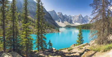 Mount Robson Berg Lake, Amerika Birleşik Devletleri ile.