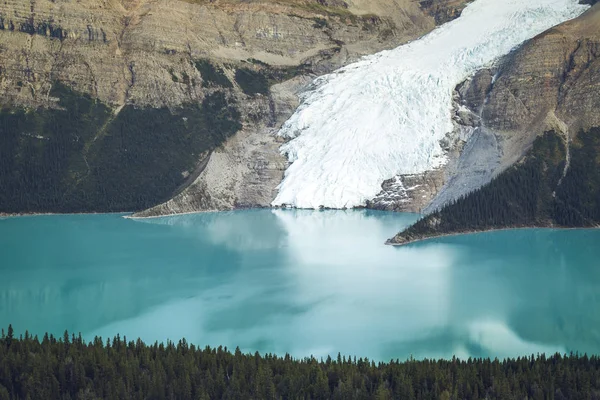 Monte Robson Con Berg Lake Canadá —  Fotos de Stock