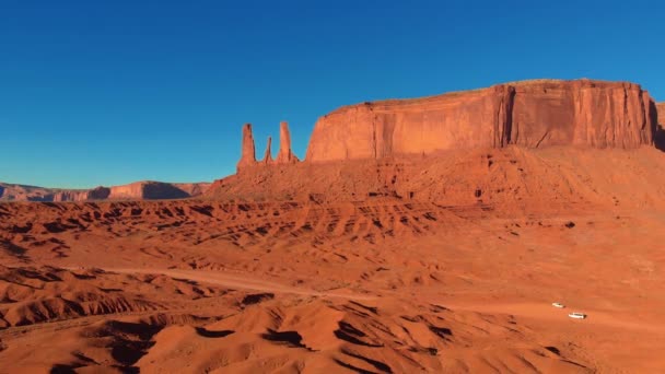 Pomnik Dolina Arizona Stany Zjednoczone Ameryki — Wideo stockowe