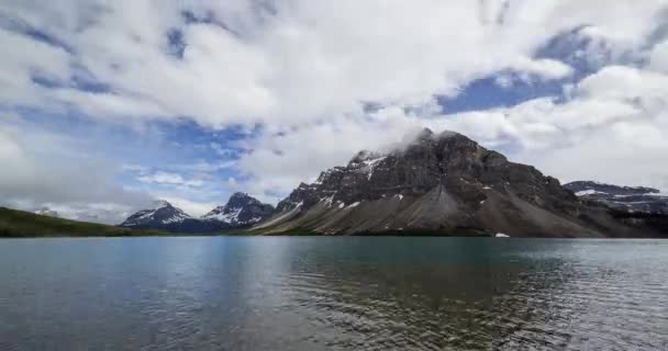 Lago Bow Parque Nacional Banff Canadá — Vídeo de Stock