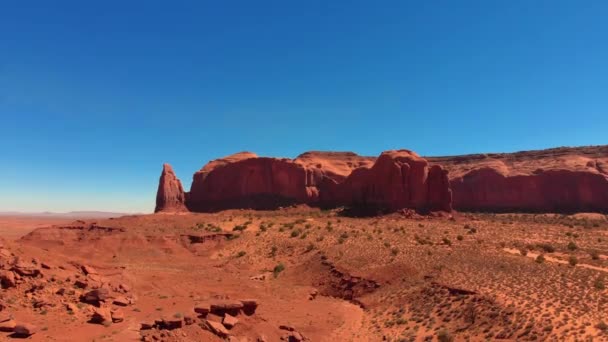 Pomnik Dolina Arizona Stany Zjednoczone Ameryki — Wideo stockowe