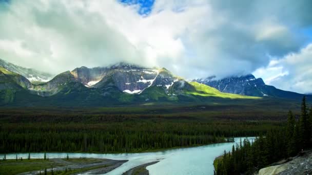 Jasper Park Narodowy Alberta Kanada — Wideo stockowe