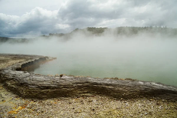Bacino Geotermico Yellowstone Con Acqua Calda Usa — Foto Stock