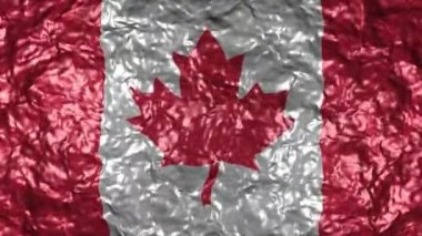 4k Ultra High Definition Video sorunsuz döngüler ile su arka plan üzerinde gerçekçi dalgalı bayrağı