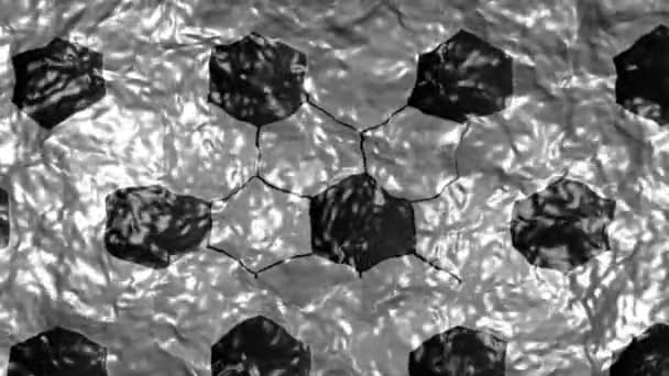 Ultra High Definition Video Mit Realistischer Wellenfahne Über Wasserhintergrund Mit — Stockvideo