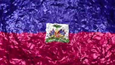 4k Ultra High Definition Video sorunsuz döngüler ile su arka plan üzerinde gerçekçi dalgalı bayrağı