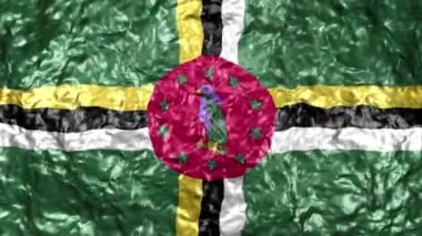 4k Ultra High Definition Video sorunsuz döngüler ile su arka plan üzerinde gerçekçi dalgalı bayrağı