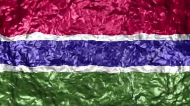 4k Ultra High Definition Video sorunsuz döngüler ile su arka plan üzerinde gerçekçi dalgalı bayrağı