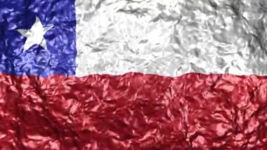 4k Ultra High Definition Video sorunsuz döngüler ile su arka plan üzerinde gerçekçi dalgalı bayrağı