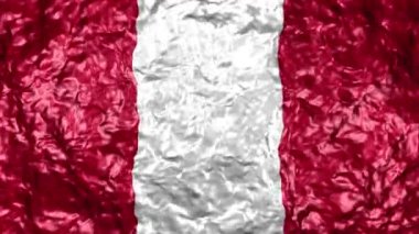 4k Ultra High Definition Video sorunsuz döngüler ile su arka plan üzerinde gerçekçi dalgalı bayrağı