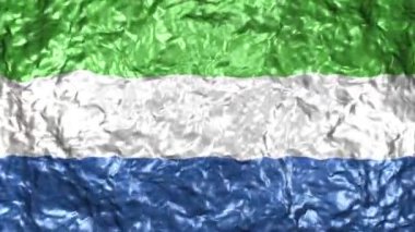 4k Ultra High Definition Video sorunsuz döngüler ile su arka plan üzerinde gerçekçi dalgalı bayrağı