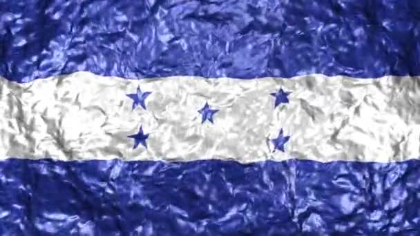 Ultra High Definition Video Realistic Wavy Flag Water Background Seamless — Stock Video
