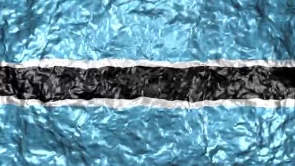 超高清视频的真实波浪旗在水背景上无缝循环 — 图库视频影像