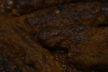 Lezzetli baharatlı kızarmış Kebap