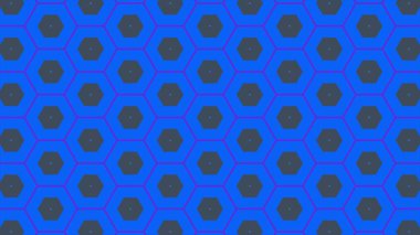 Arka plan aynı renk altıgen ve farklı çevresindeki halkaları. İllüstrasyon soyut altıgen arka plan.