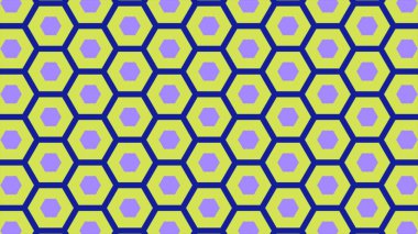 Arka plan aynı renk altıgen ve farklı çevresindeki halkaları. İllüstrasyon soyut altıgen arka plan.